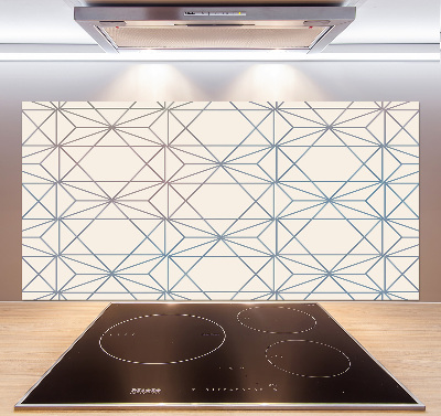 Kitchen splashback Geometric background