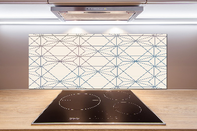 Kitchen splashback Geometric background