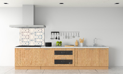 Kitchen splashback Geometric background