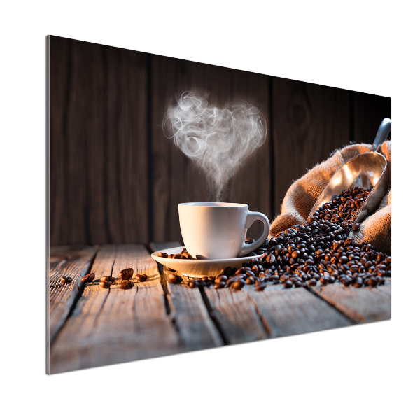 Kitchen splashback Cup of coffee