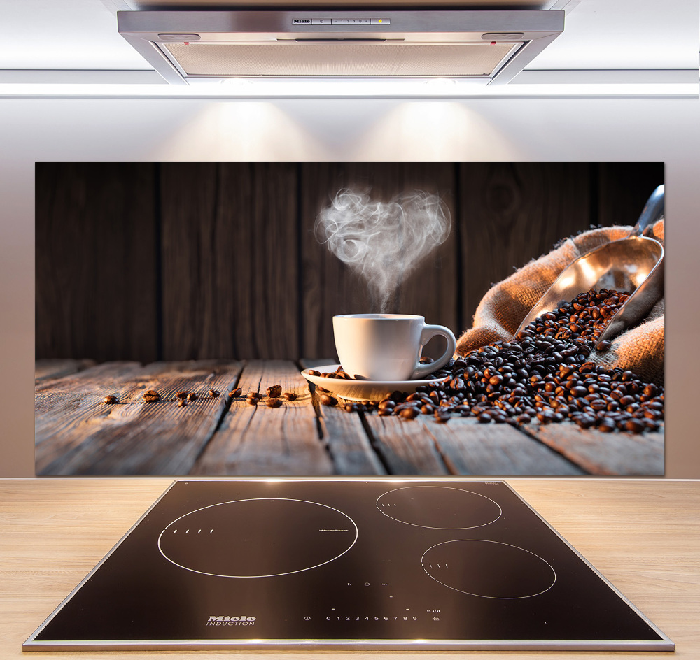 Kitchen splashback Cup of coffee