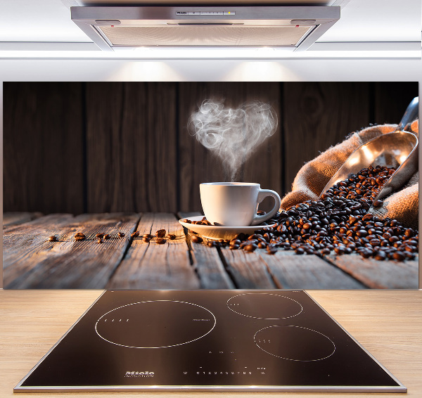 Kitchen splashback Cup of coffee