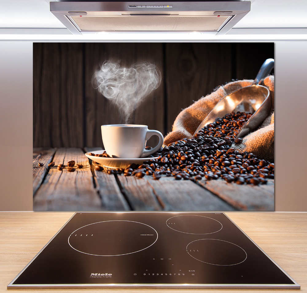 Kitchen splashback Cup of coffee