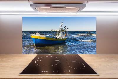 Kitchen splashback Chapel at sea