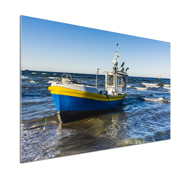 Kitchen splashback Chapel at sea