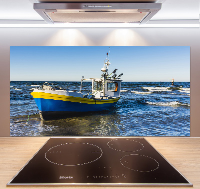 Kitchen splashback Chapel at sea