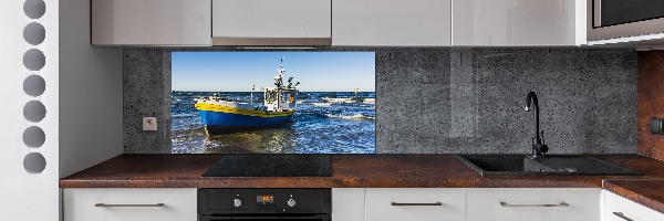 Kitchen splashback Chapel at sea