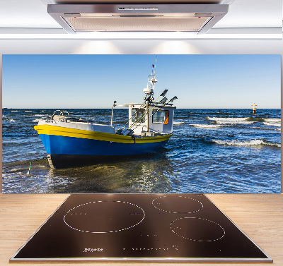 Kitchen splashback Chapel at sea