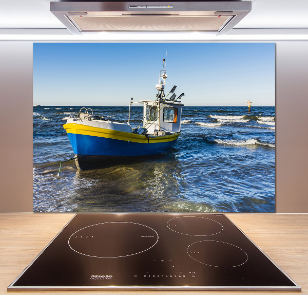 Kitchen splashback Chapel at sea