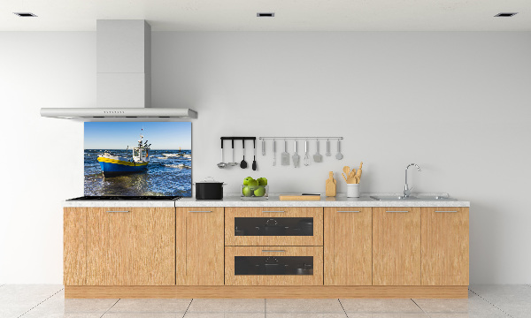 Kitchen splashback Chapel at sea