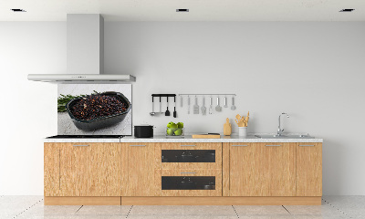 Kitchen splashback Wild rice in a bowl