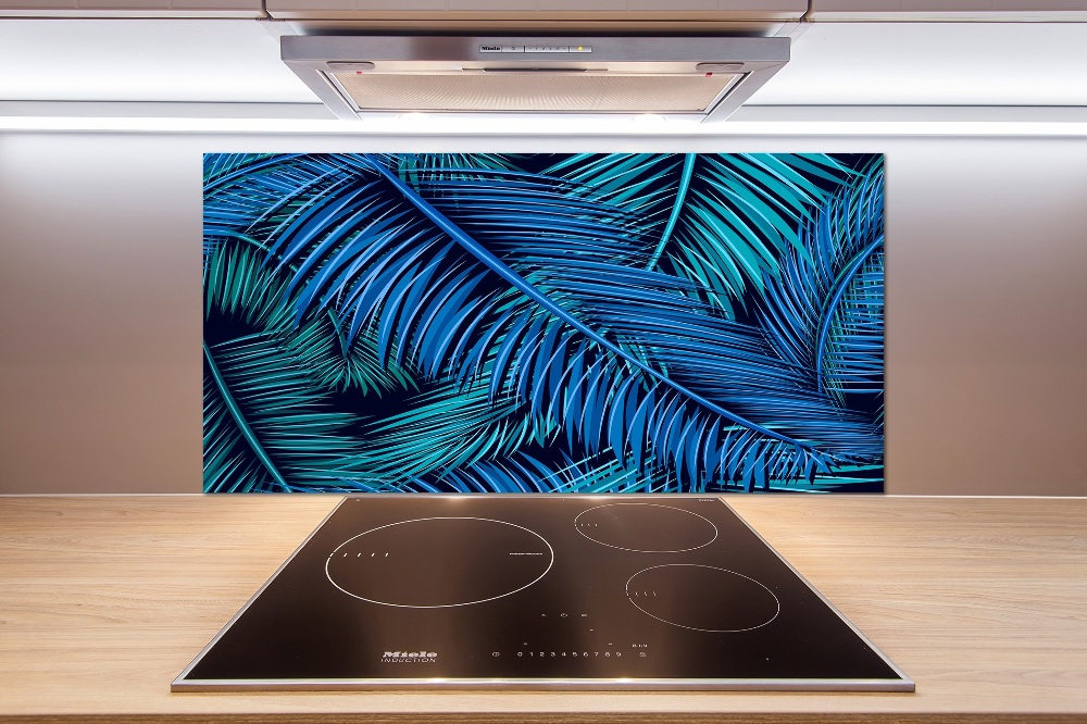 Kitchen splashback Palm leaves