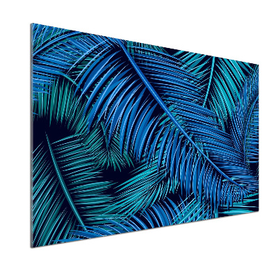 Kitchen splashback Palm leaves