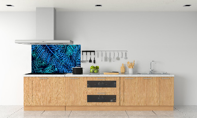 Kitchen splashback Palm leaves