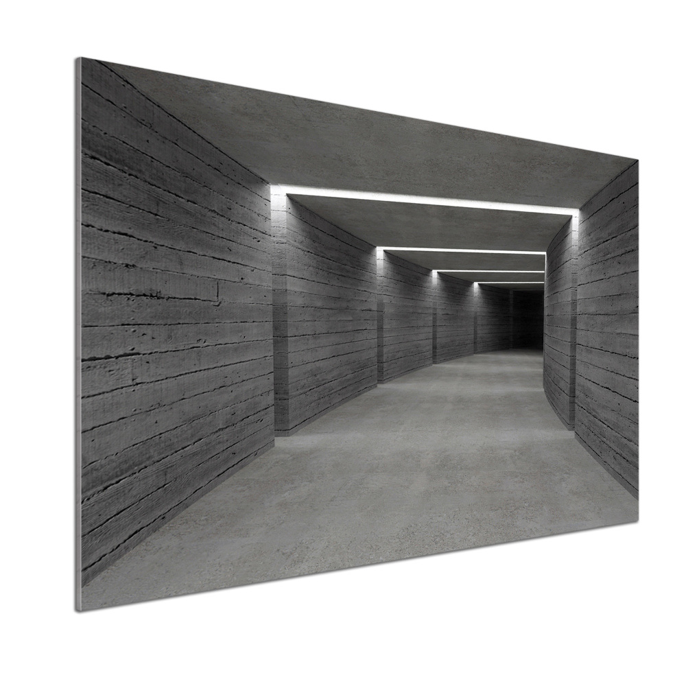 Kitchen splashback Concrete tunnel