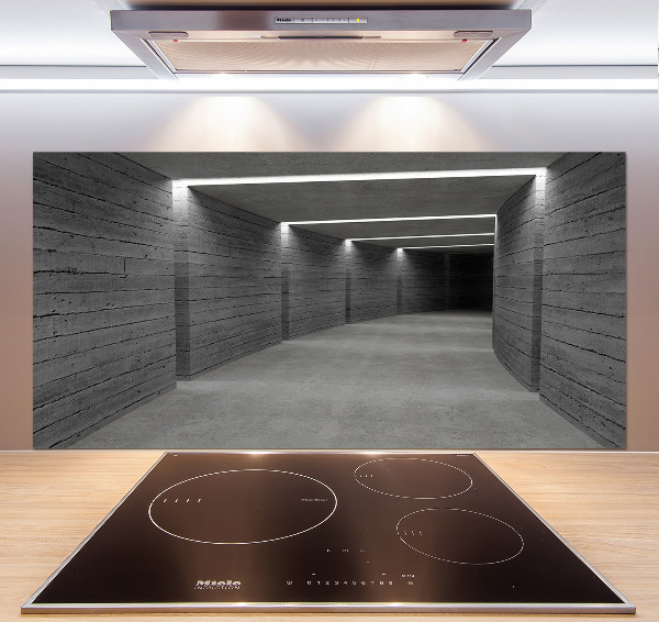 Kitchen splashback Concrete tunnel