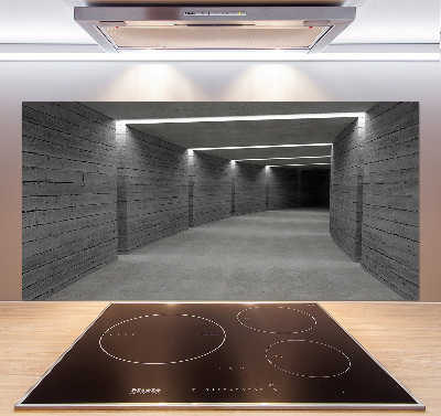 Kitchen splashback Concrete tunnel