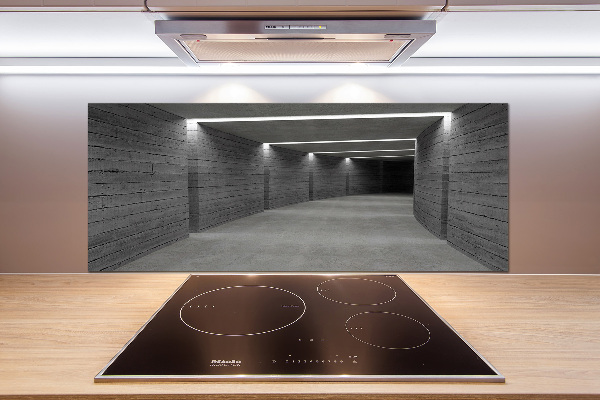 Kitchen splashback Concrete tunnel