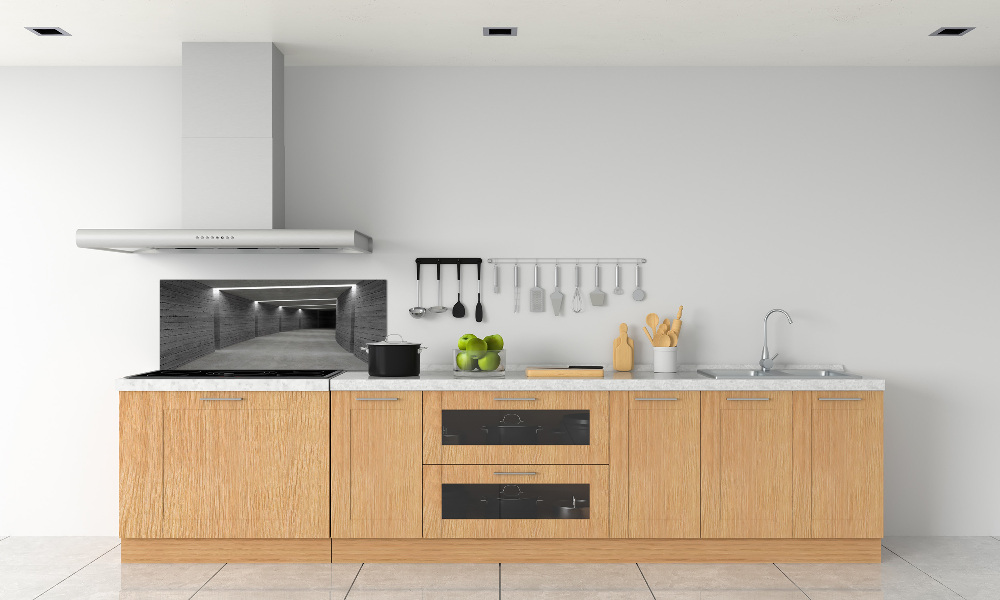 Kitchen splashback Concrete tunnel