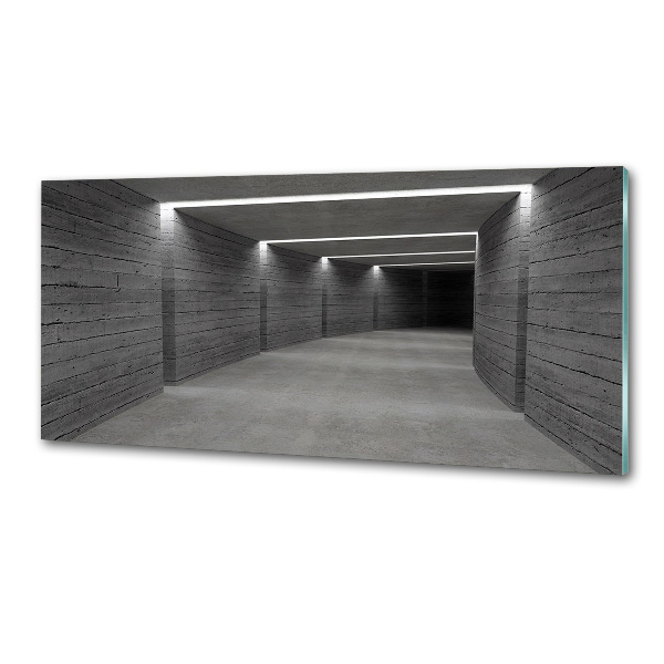 Kitchen splashback Concrete tunnel