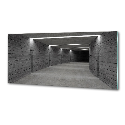 Kitchen splashback Concrete tunnel