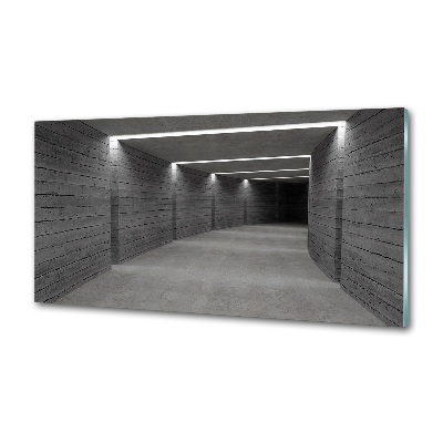 Kitchen splashback Concrete tunnel