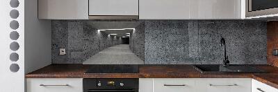 Kitchen splashback Concrete tunnel