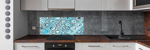 Kitchen splashback Fractal graphics