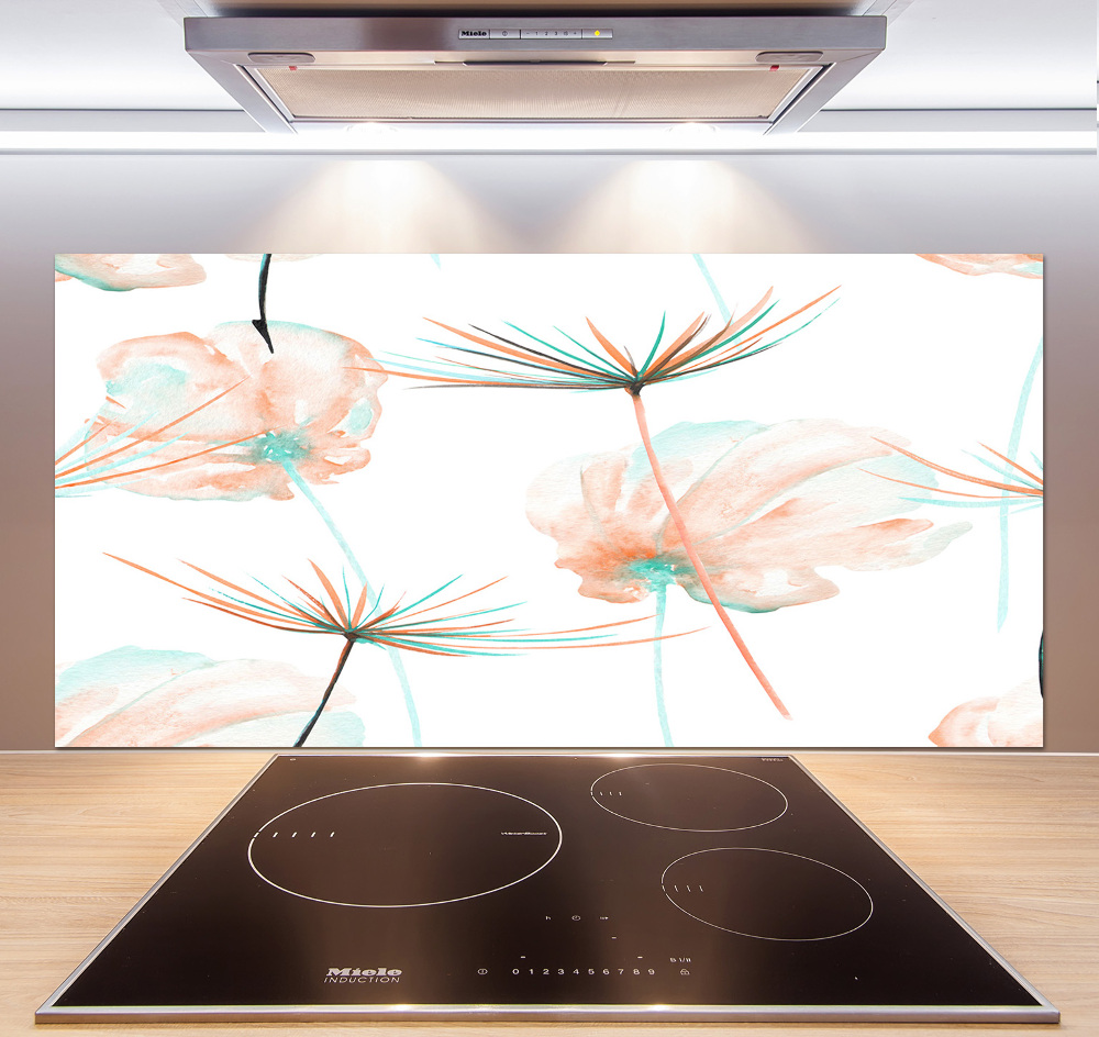 Kitchen splashback Dandelion