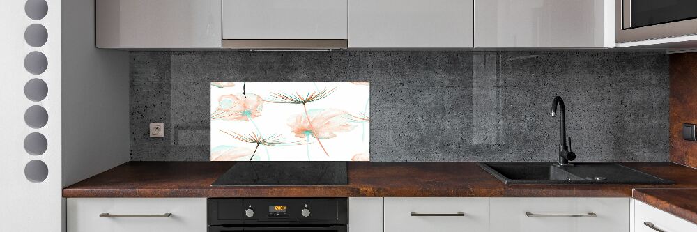 Kitchen splashback Dandelion