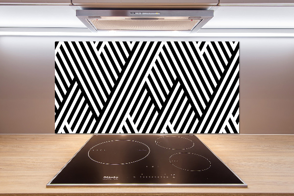 Kitchen splashback Geometric background