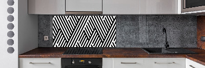 Kitchen splashback Geometric background