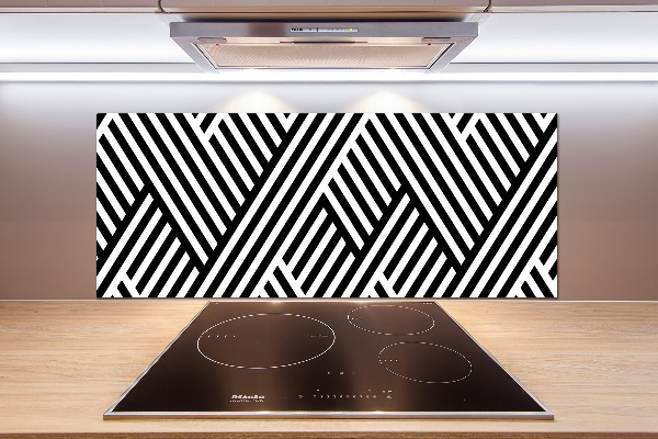 Kitchen splashback Geometric background