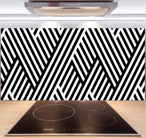 Kitchen splashback Geometric background