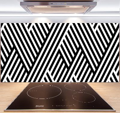 Kitchen splashback Geometric background