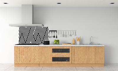 Kitchen splashback Geometric background