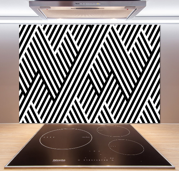 Kitchen splashback Geometric background