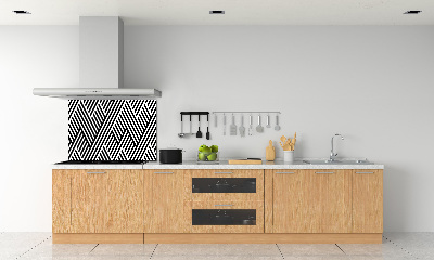 Kitchen splashback Geometric background