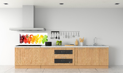 Kitchen splashback Fruits and vegetables