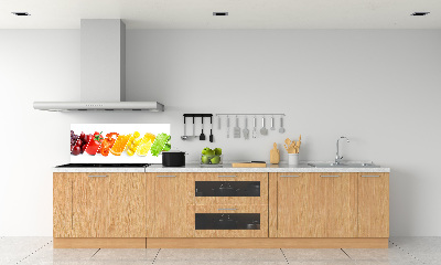 Kitchen splashback Fruits and vegetables