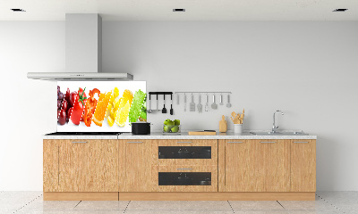 Kitchen splashback Fruits and vegetables