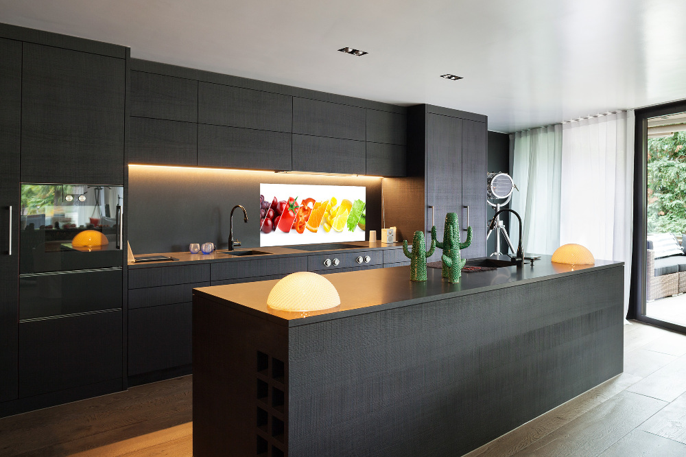 Kitchen splashback Fruits and vegetables