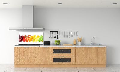 Kitchen splashback Fruits and vegetables