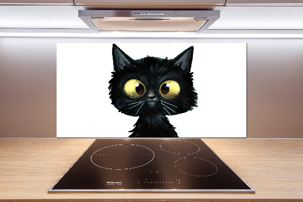 Kitchen splashback Illustration of the cat