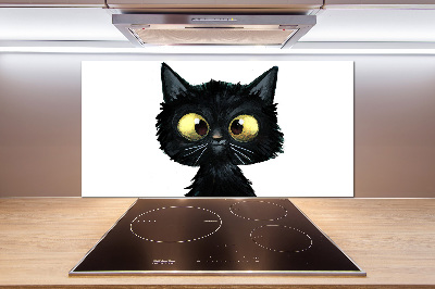 Kitchen splashback Illustration of the cat