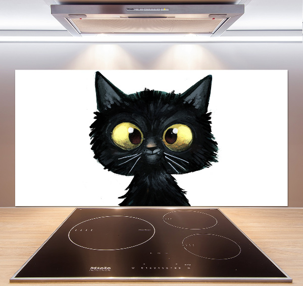 Kitchen splashback Illustration of the cat