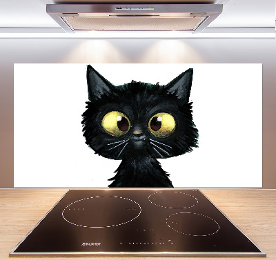 Kitchen splashback Illustration of the cat