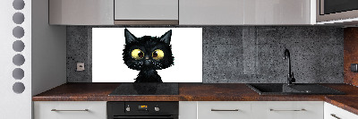 Kitchen splashback Illustration of the cat