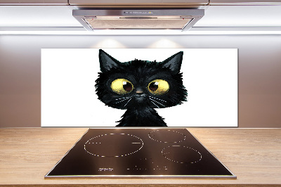 Kitchen splashback Illustration of the cat