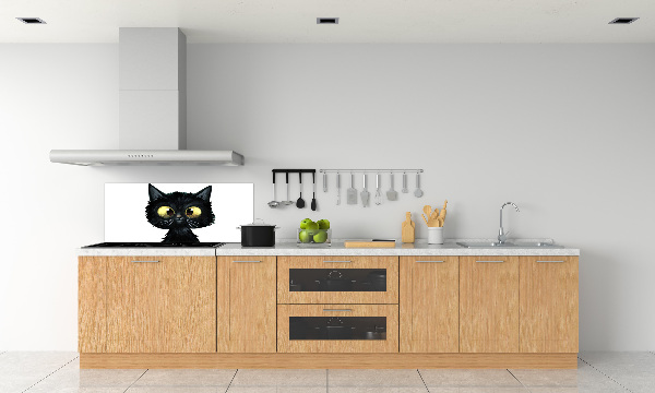 Kitchen splashback Illustration of the cat